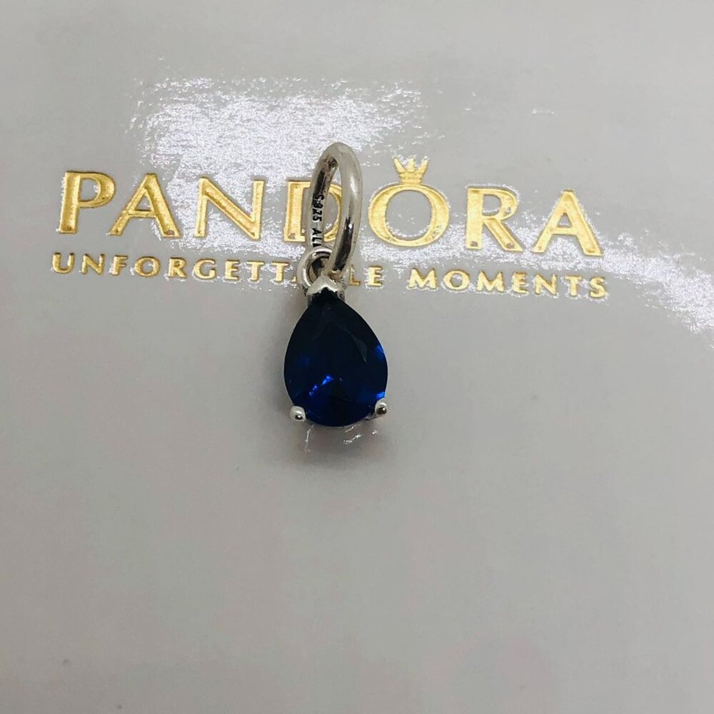 ✨🔥Pandora ME Blue Chakra Heart Mini Dangle Charm